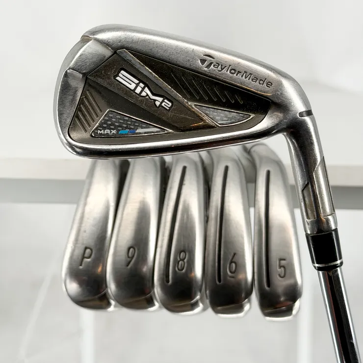 Taylormade Sim2 Max Iron Set 5-PW - KBS Max MT 85g R Flex - Lamkin