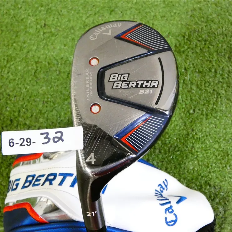 Callaway Big Bertha B21 21* Left Hand 4 Hybrid RCH 65 Regular