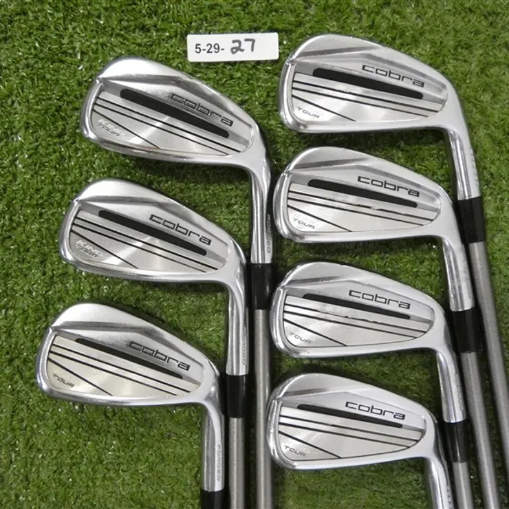 Cobra 2023 King Tour Forged Irons 4-P SteelFiber i110 Stiff Graphite