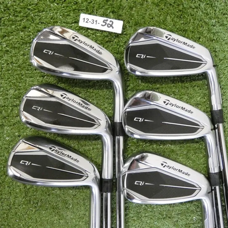 TaylorMade Qi Irons 6-P & A KBS Max MT 85 Stiff Steel Excellent