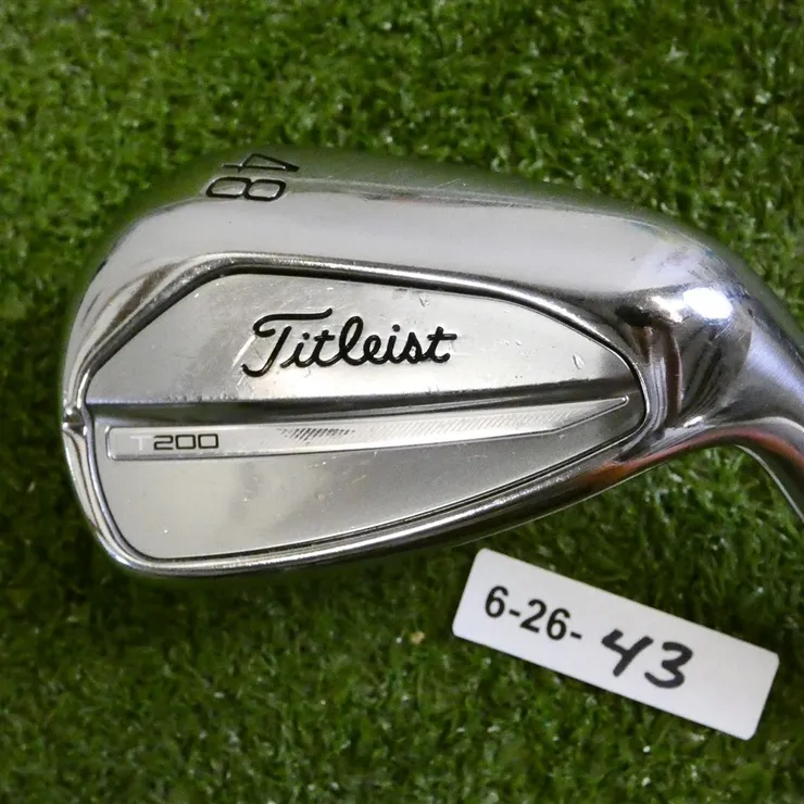 Titleist 2023 T200 Forged 48* W Gap Wedge AMT Black S300 Stiff Steel