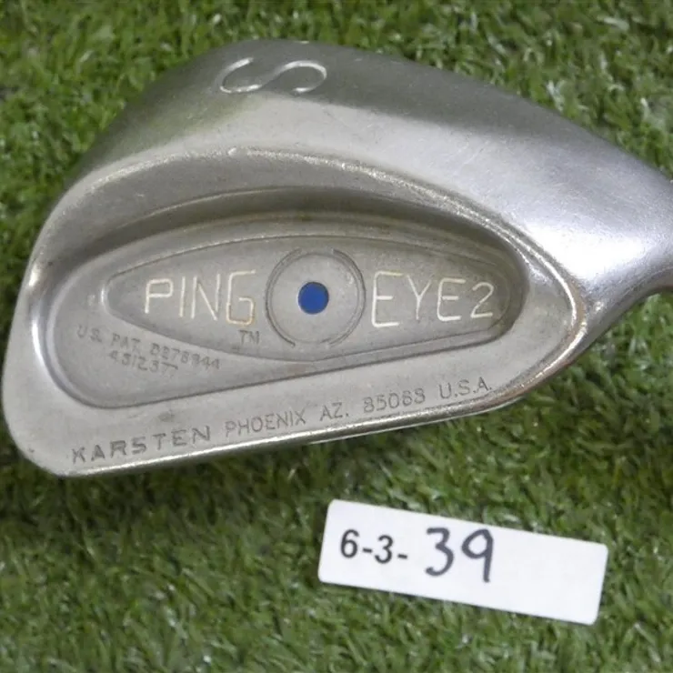 Ping Eye 2 57.5* Sand Wedge ZZ Lite Stiff Steel Blue Dot 1* Upright