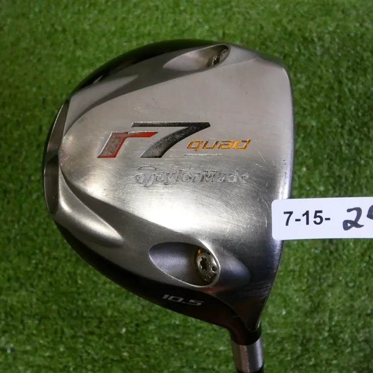 TaylorMade R7 Quad 10.5* Driver MAS2 7-65 Stiff Graphite