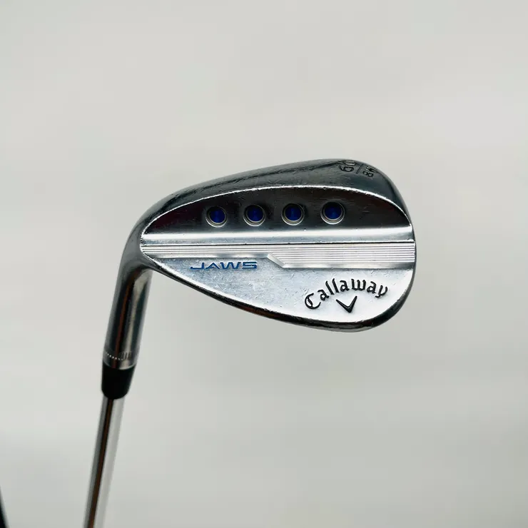 Callaway LH Jaws MD5 Platinum Chrome 60° 8w - DG S200 - Lamkin