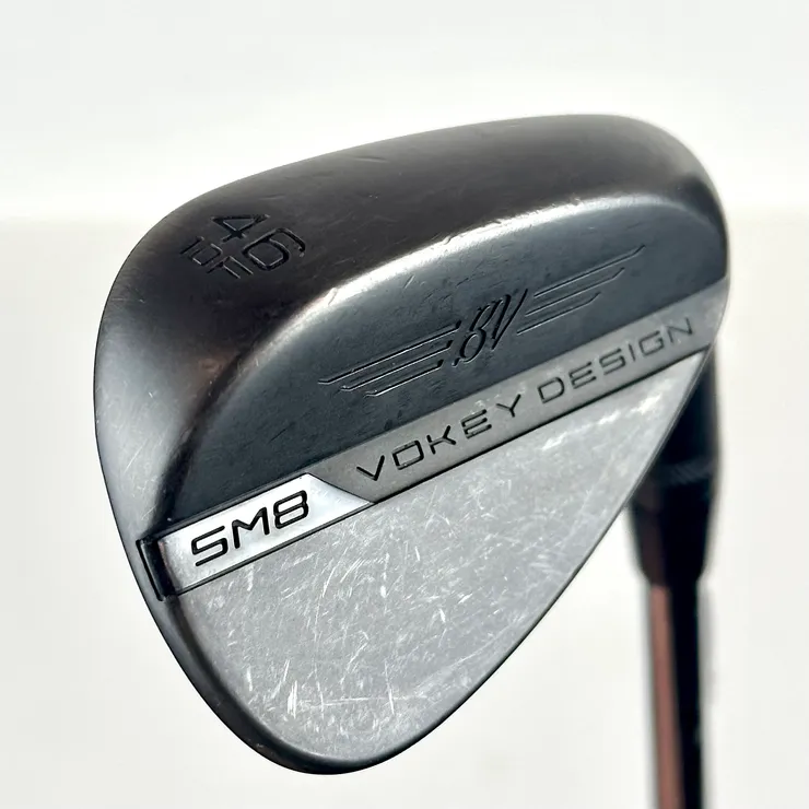 Titleist 2020 Volkey SM8 Jet Black Wedge 46' - KBS Tour Stiff -LM Grip