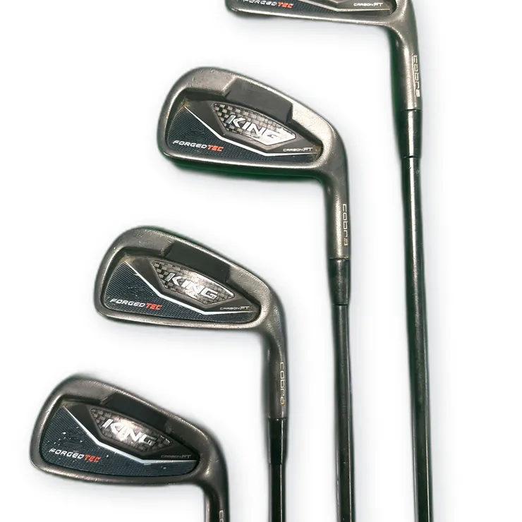 Cobra King Forged Tec Black Iron Set 5-GW 7 Clubs True Temper AMT