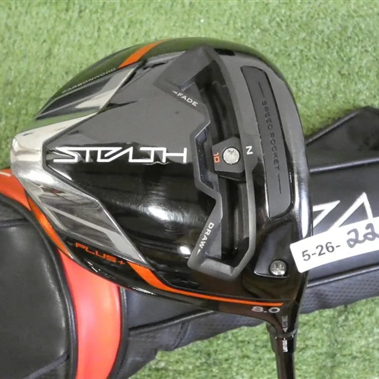 TaylorMade Stealth Plus 8.0* Driver HZRDUS RDX 60g 6.0 Stiff w HC