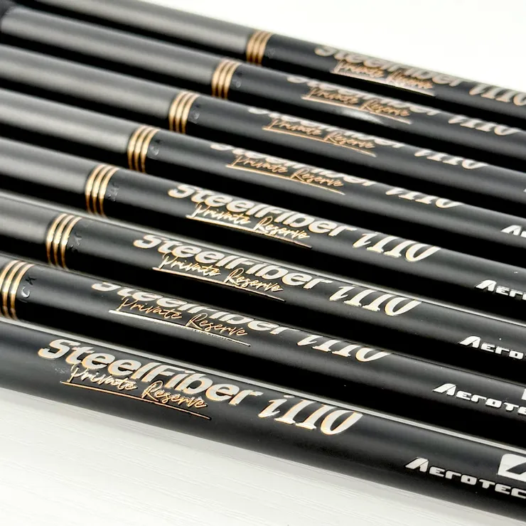 Aerotech Steelfiber i110 4-AW Stiff Flex Iron Shaft Set - GP Grip