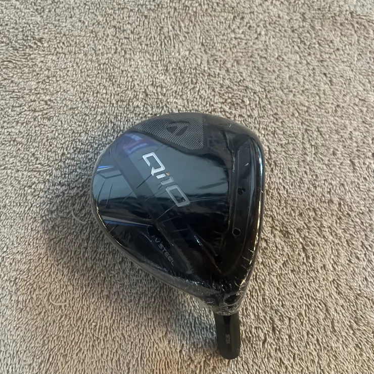 New TaylorMade RH Qi10 V-Steel Tour Issue 18° 5-Wood Head