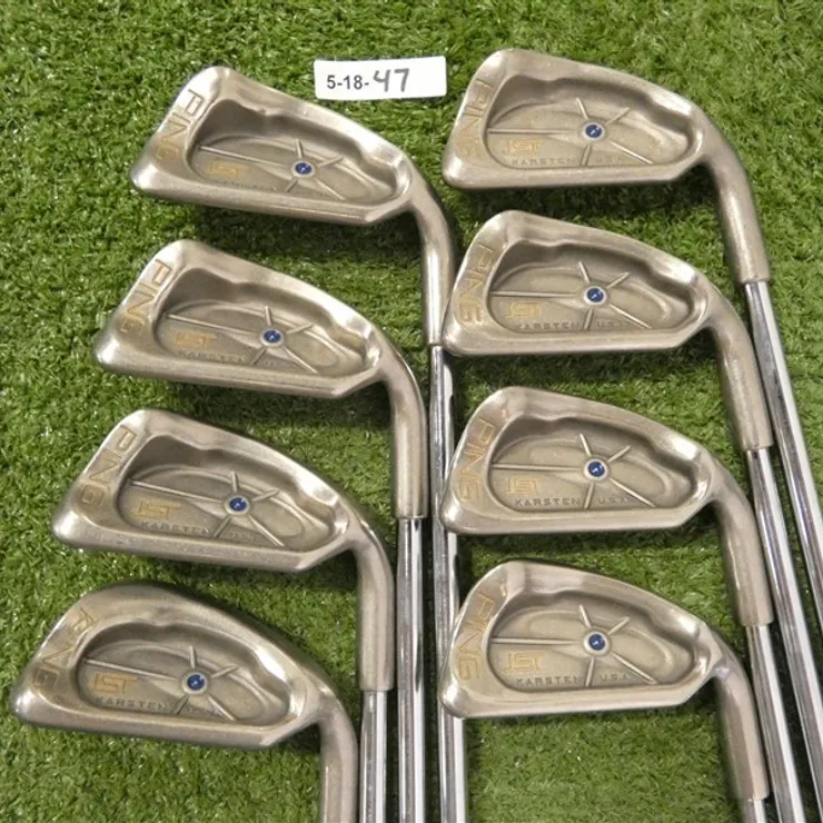 Ping ISI Nickel Irons 3-W JZ Regular Steel Blue Dot 1* Upright