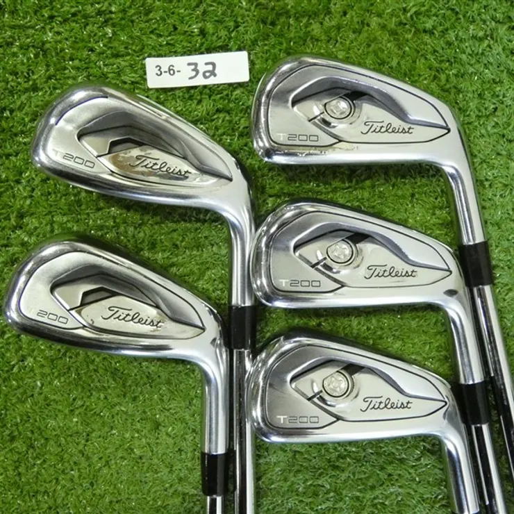 Titleist T200 Irons 5-9 (No P Wedge) Stiff Steel