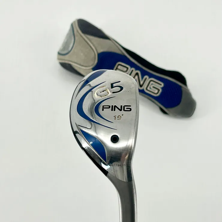 PING ハイブリッド3   19° Ping G5 19° 3 Hybrid - True Temper Stiff Steel Shaft - CP2 Midsize