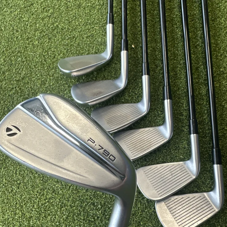 TaylorMade P790 Iron Set 5-PW AW 7 Clubs Fujikura Ventus 7-S Stiff