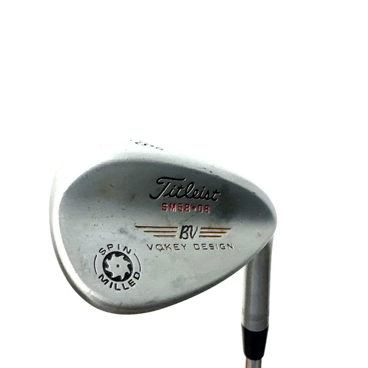 Titleist Vokey Spin Milled Wedge 58 Degree 08 Bounce Dynamic Gold