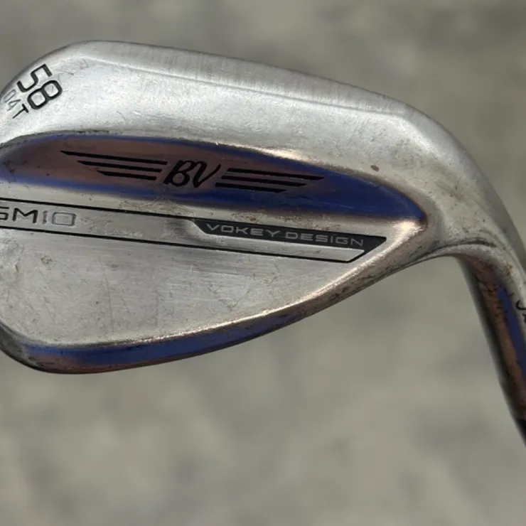 Used Titleist BV Vokey Design SM 10 58 04 T Raw Wedge W/ N.S. Pro