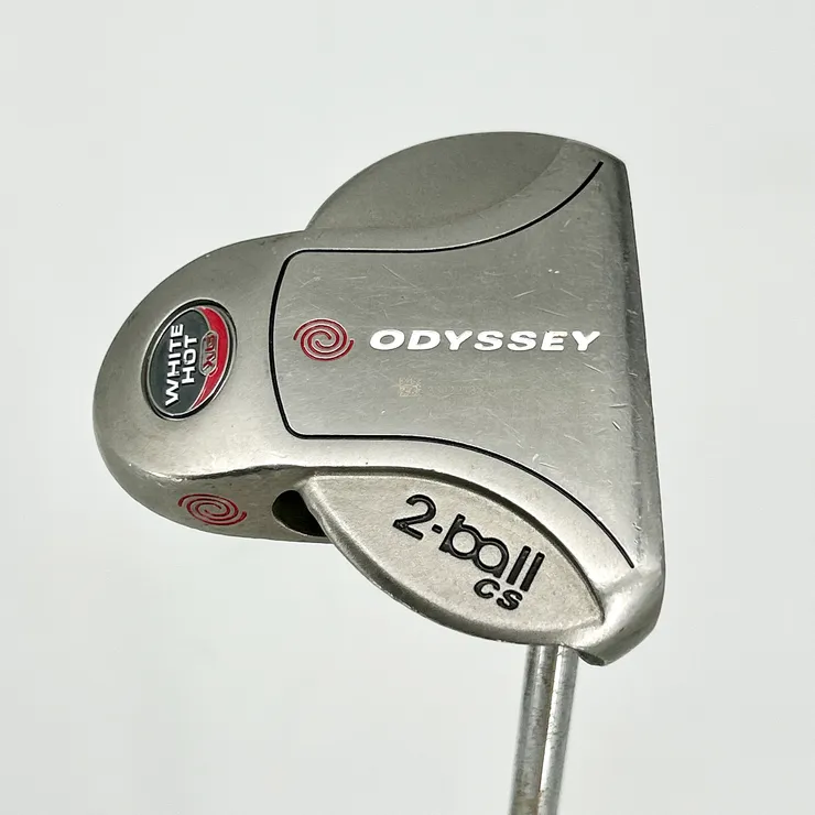 Putter Odyssey White Ice 2 Ball - Centre Shaft, 34 Pouces - Occasion Qualité C