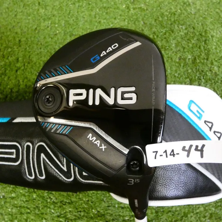 PING G440 Max 15* 3 Wood Alta CB 65 Stiff Graphite with Headcover