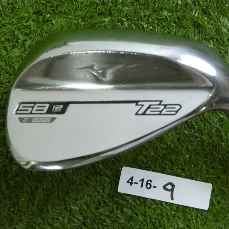 Mizuno T22 Chrome 58* 12* Lob Wedge D Grind Dynamic Gold Tour S400