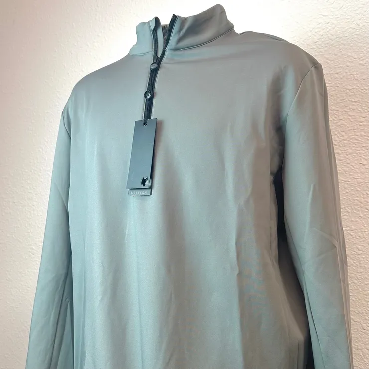 Greyson Sequoia Quarter-Zip - Color - Grey - LG - New!