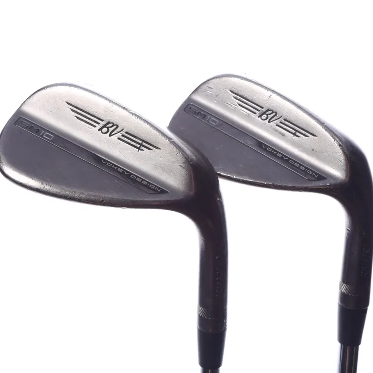 Titleist Vokey SM10 Nickel 52*, 56* Wedge Set RH KBS Steel Shaft