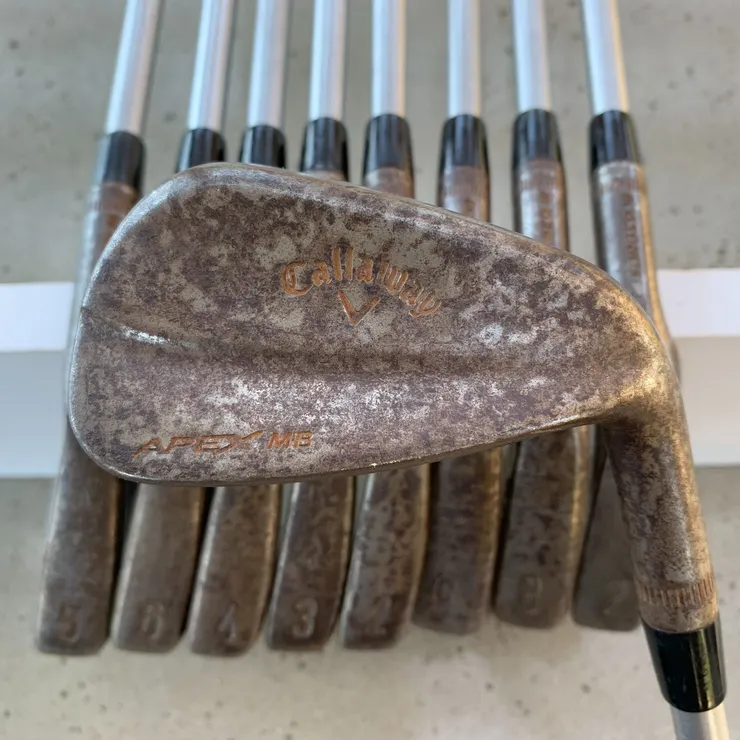 Callaway Apex MB Forged 18 RAW 2-PW Iron Set - KBS C-Taper 120 S - GP