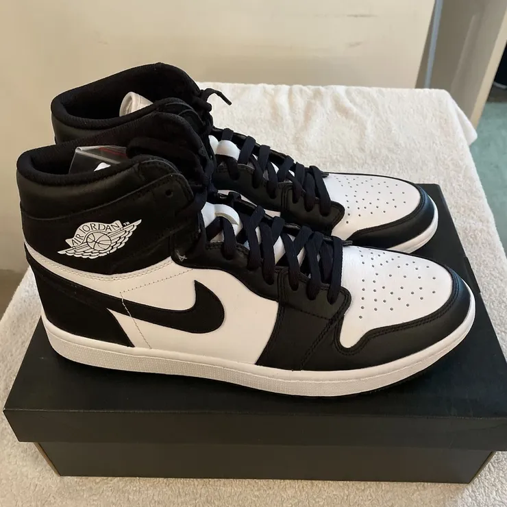 ロ*ー様 ◼️NIKE AIR JORDAN 1 HIGH GOLF◼️28.5 Amazon.com | Nike Men's Jordan 1 High Golf Shoes, White/Pine