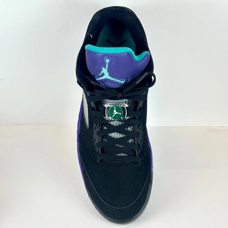 シューズ(男性用) Nike Air Jordan 5 Low Golf Black Grape Nike Air Jordan 5 V Low Golf Black Grape CU4523 001 Men's