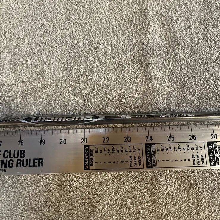 Mitsubishi Diamana ZF 60S Stiff Flex Driver Shaft 44.75