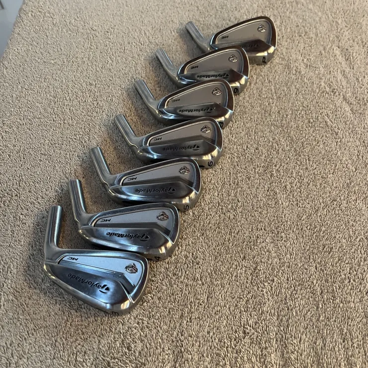 TaylorMade MC FORGED アイアン 3番 4番セット TaylorMade TP MC Forged Iron Head Set 3-PW RH TOUR ISSUE, Missing