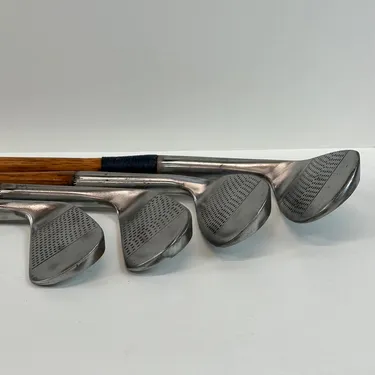 Tom Stewart Herd & Herd 8 Club Hickory Iron Set - Reset For Play!