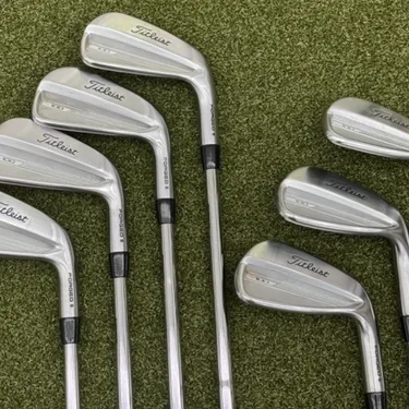 Titleist T100 Iron Set 4-PW with KBS $ Taper 120 Shafts with Golf Pride Grips