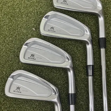 Used Miura CB 301 Iron Set 4 iron - 7 iron with AMT S300 Shafts and 360 grips