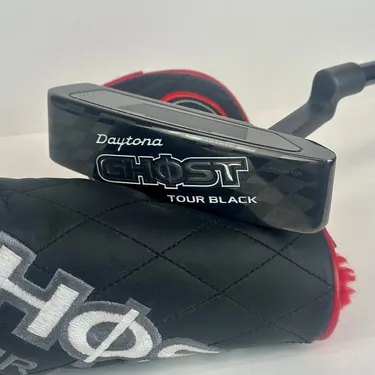 TaylorMade Ghost Tour Black Daytona Putter - TM BLK Shaft - Plumbers Neck - 35”