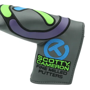 SCOTTY CAMERON CIRCLE T STICK FIGURE BLADE HEADCOVER (NEON/BLUE/PURPLE)(PEOPLES)
