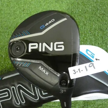 PING G440 Max 15* 3 Wood Alta CB 65 Stiff Graphite with Headcover