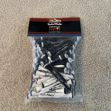 2024 TaylorMade x Oracle Red Bull Racing Golf Tees (100-pack) - Navy/White
