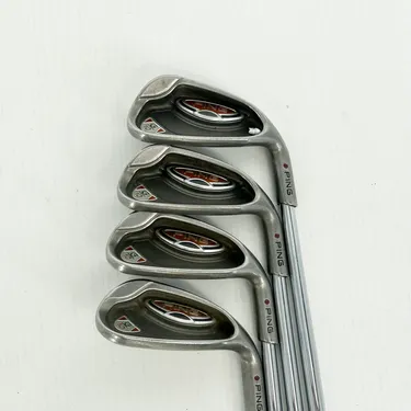 Ping G10 4-9, PW, SW Iron Set - Ping AWT Stiff Shafts - Lamkin
