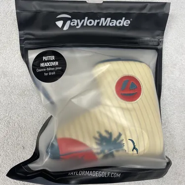 Brand New TaylorMade Vault Beachfront Blade Putter Head Cover, Ships Today!
