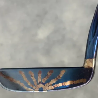 Edel Carbon Steel Homage Starburst Putter with original black leather grip