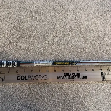 Dynamic Gold S300 Stiff Flex Iron Shaft, Pulled, 35.5” .355 Tip, Ships Today!