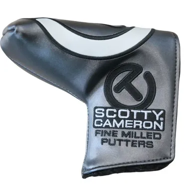 SCOTTY CAMERON CIRCLE T STICK FIGURE SMOKY MID MALLET HEADCOVER (PEOPLES GOLF)