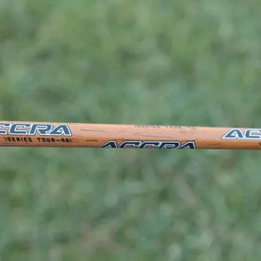 NEW Accra iSeries Tour 90i Graphite Iron Shafts (Custom Wood Grain Paint)