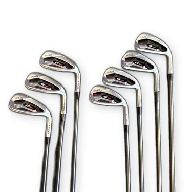 PING G410 Iron Set 5-UW 7 Clubs TFC 80 Graphite Lite Flex Blue Dot