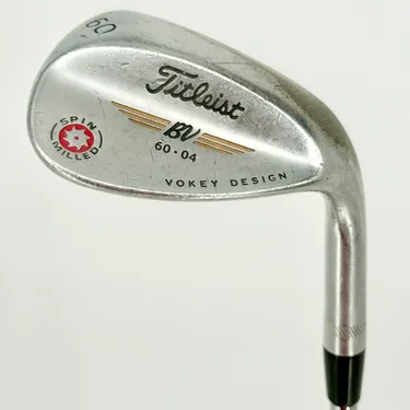 Titleist Vokey Spin Milled 60° .04 Wedge - Stock Wedge Shaft - GP Grip