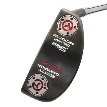 MINT SCOTTY CAMERON CIRCLE T DEL MAR BLACK BUTTONBACK 35" Putter (Teryllium)