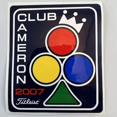 2007 Scotty Cameron Club Sticker Decal Titleist Brand New 900383 900463