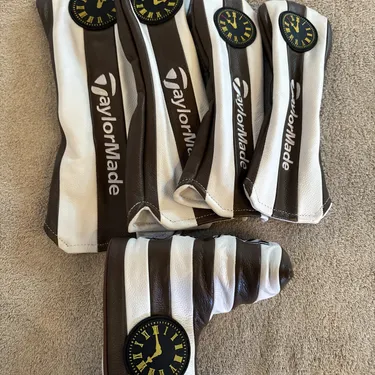 TaylorMade 2021 British Open Headcover Set Driver, Fairway, Rescue, Blade Putter