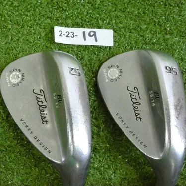 Titleist Vokey SM4 Tour Chrome 52/56* 12/14* Gap/Sand Wedge Set DG