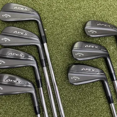 Callaway Apex Ti Fusion Iron Set 4-PW with KBS $ Taper 120 Shafts and GP BCT