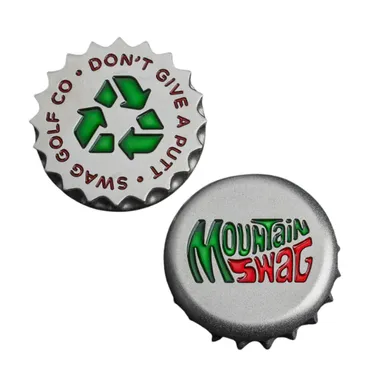 NEW SWAG GOLF'S "MOUNTAIN SWAG BOTTLE CAP BALL MARKER" (PEOPLES GOLF!)